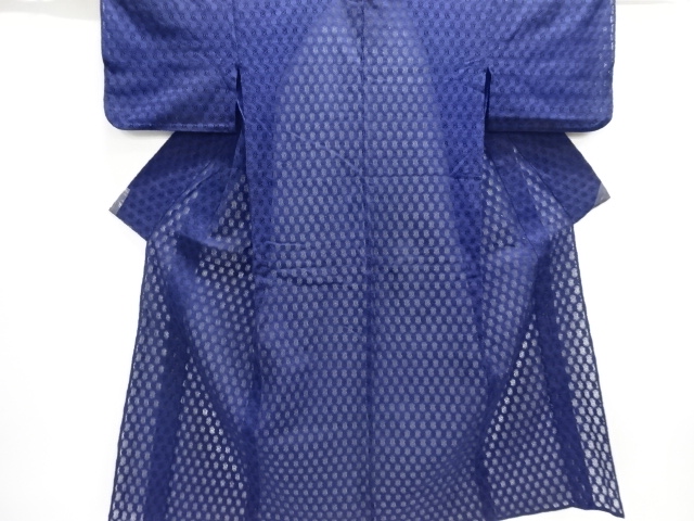 大正ロマン　レース幾何学模様着物